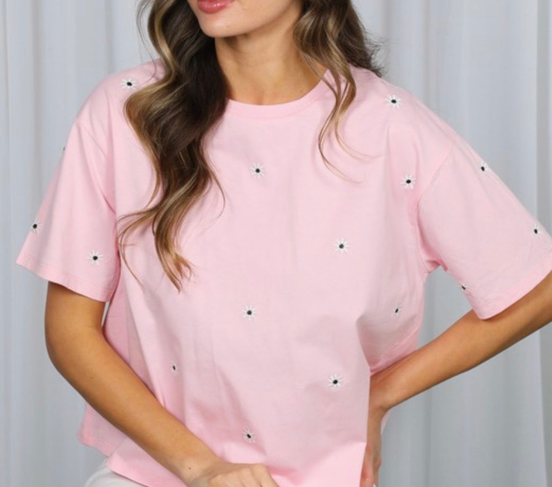 Floral Embroidery Top
