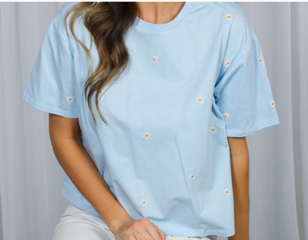 Floral Embroidery Top