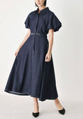 PERFECT DENIM MIDI DRESS