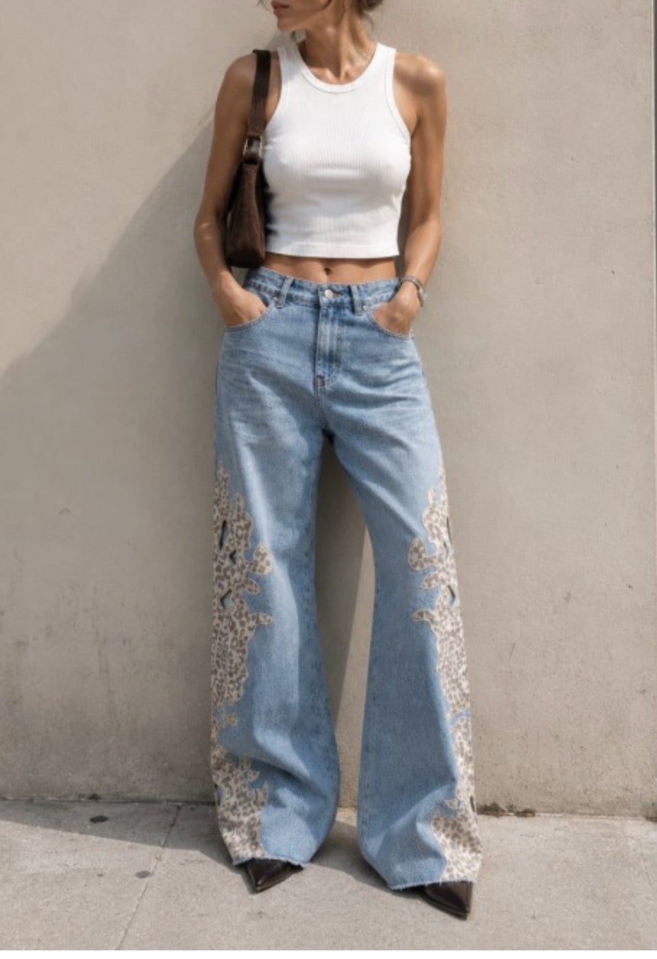 LEOPARD JEANS