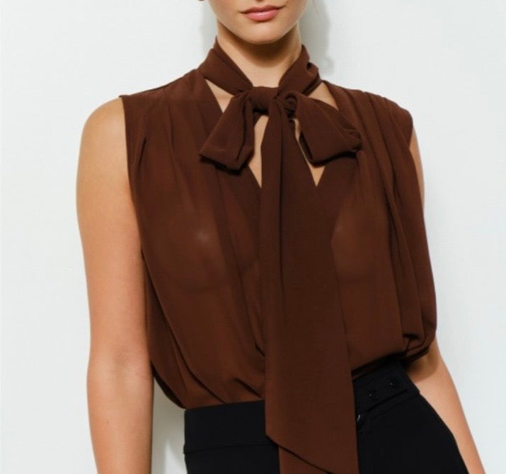 Tie-Neck BLOUSE