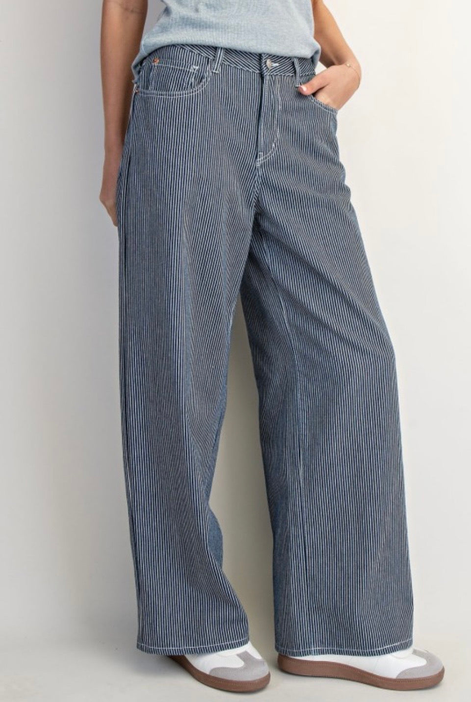 Full Length Stripe Jeans