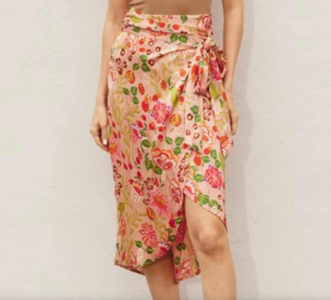 Tropical Wrap-Around Skirts