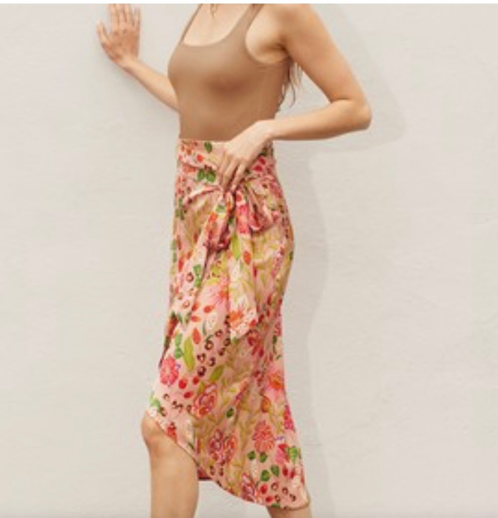 Tropical Wrap-Around Skirts