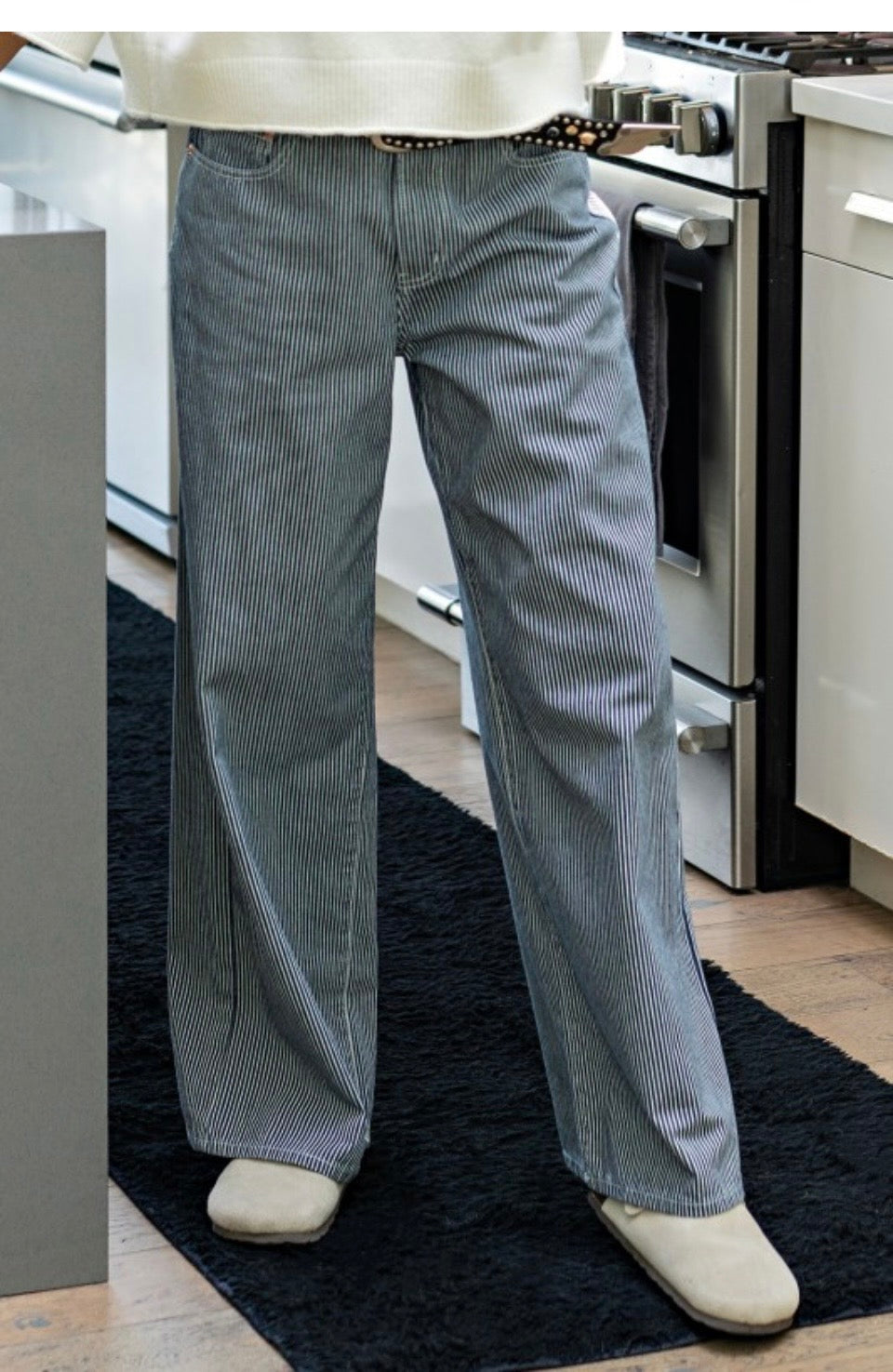 Full Length Stripe Jeans
