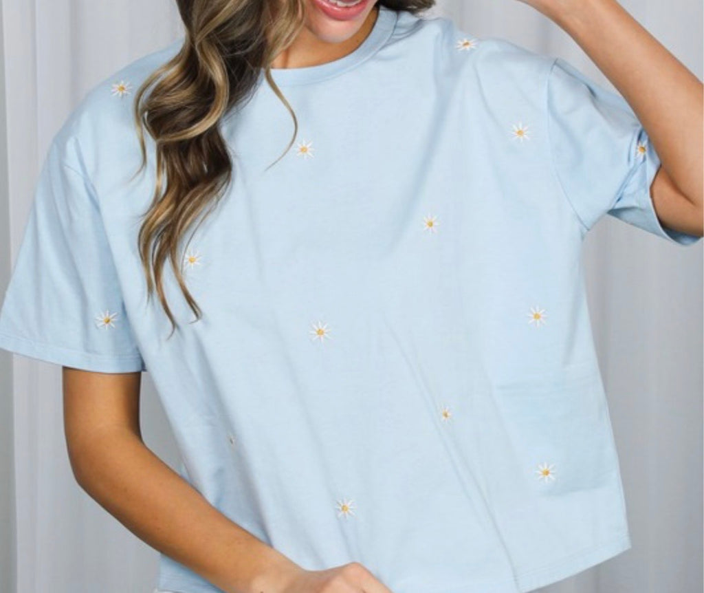 Floral Embroidery Top