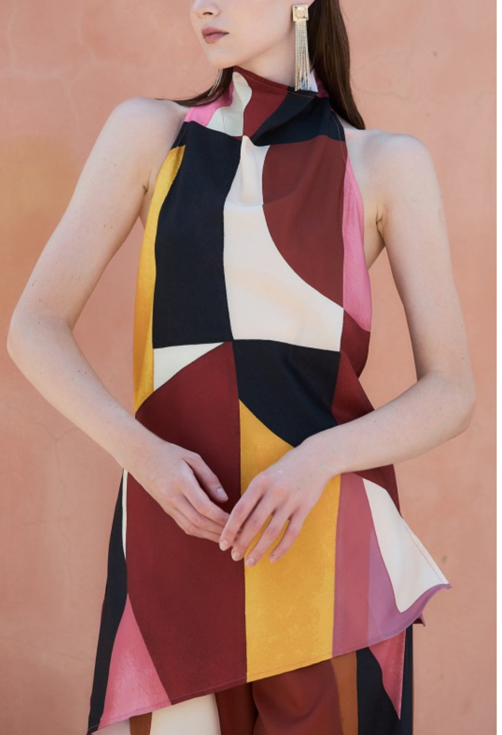 Abstract Top and Pant Set