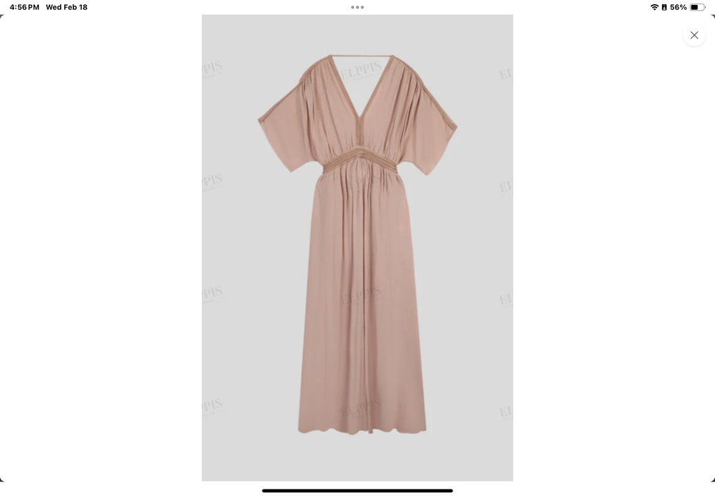 Rose Drape Maxi