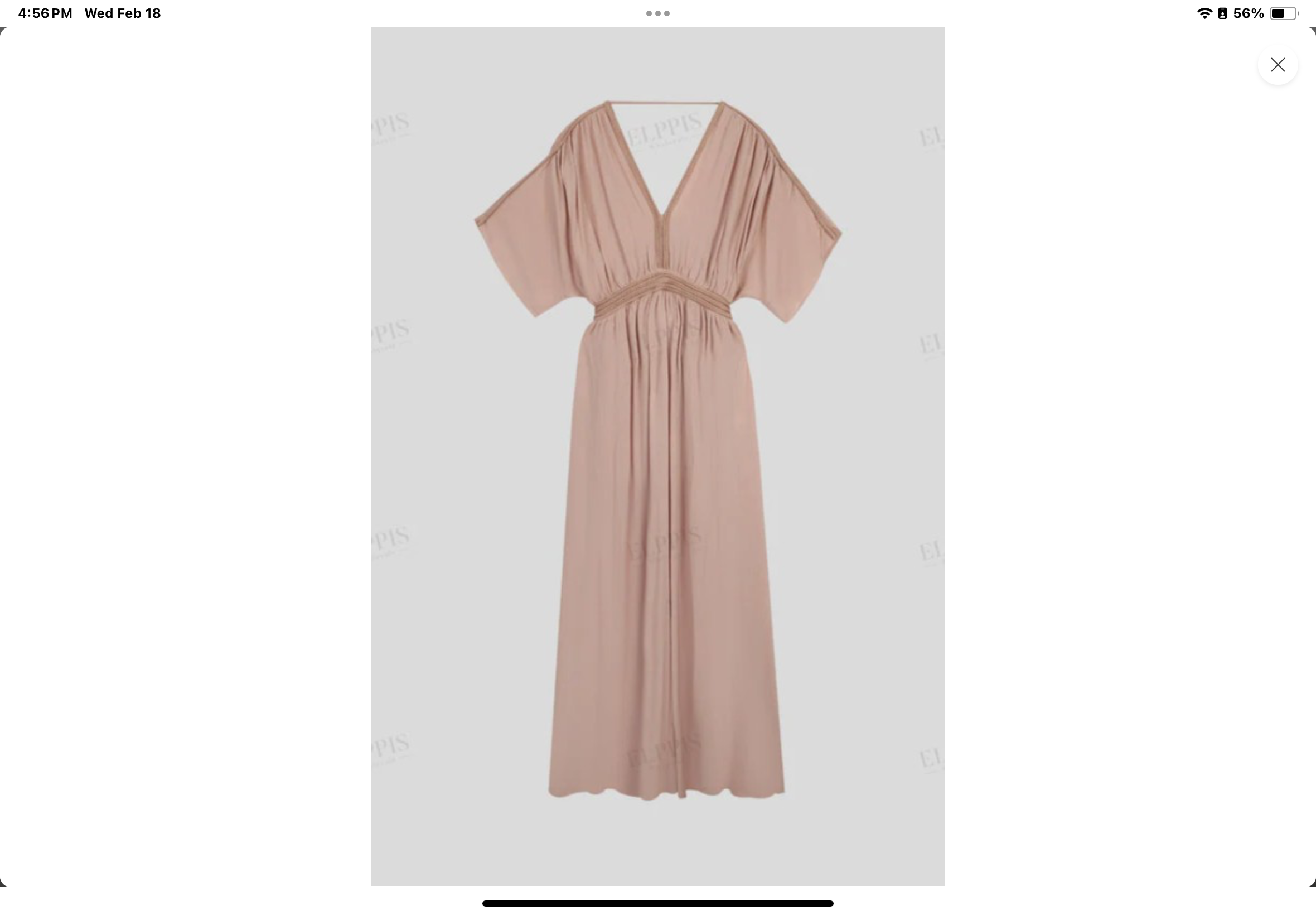 Rose Drape Maxi