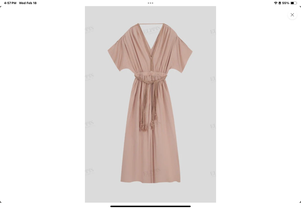 Rose Drape Maxi